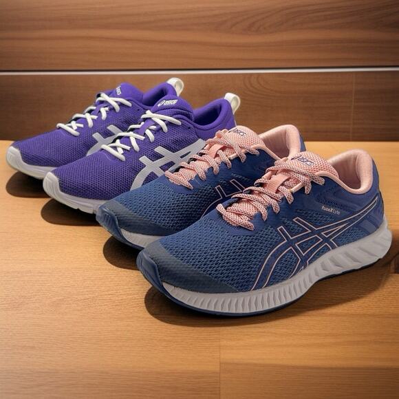 ASICS Gel Flytefoam/ FuseX Lyte 2 Womens 7.5 Lot Of 2 Pair Bundle READ AS-IS! - Picture 1 of 16